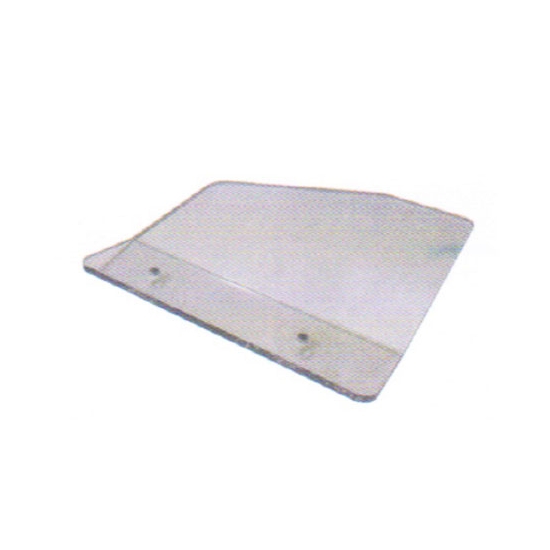 PROTECTION PLEXI SIMPLEX-Pour modèles TIP350 nouveau modèle-Entraxe 115 mm