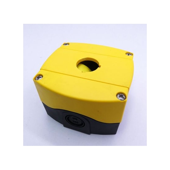 BOITIER JAUNE 1 TROU POUR BOUTON-ROCKWELL AUTOMATION