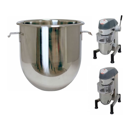 CUVE INOX 10 L - BATTEUR  MELANGEUR - DITO SAMA - XBE10-XBM10