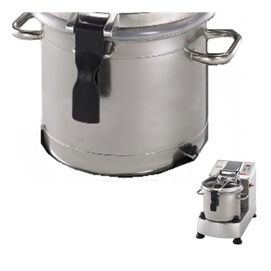 CUVE INOX 17,5 L - CUTTER MELANGEUR EMULSIONNEUR K180S - KE180S - DITO SAMA