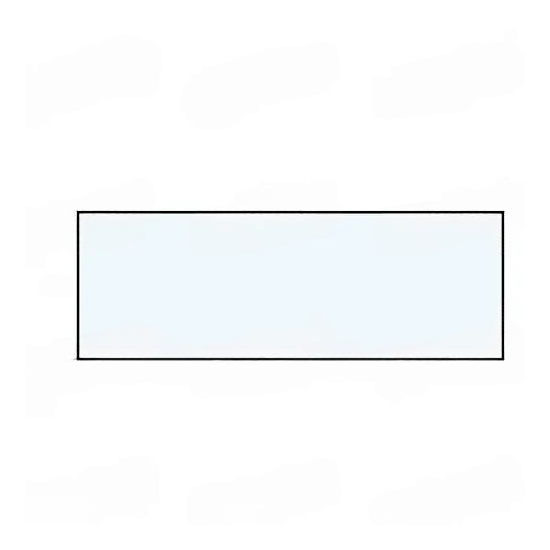 VITRE VERRE TREMPE 1400X420 MM ADAPTABLE FOUR GUYON BVT- AVEC SERIGRAPHIE