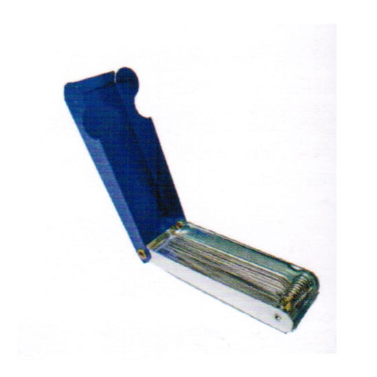LOT DE 12 ALESOIRS POUR INJECTEUR