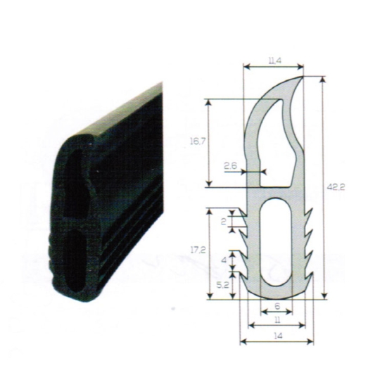 JOINT ELASTOMERE SILICONE ADAPTABLE FOUR SALVA