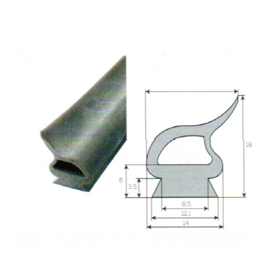 JOINT ELASTOMERE SILICONE ADAPTABLE FOUR SALVA