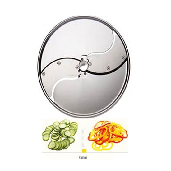 PLATEAU TRANCHEUR INOX - 3 MM - DITO SAMA - pour coupe-légumes TRK - TRS - TR210