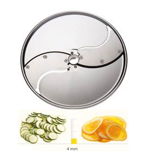 PLATEAU TRANCHEUR INOX - 4 MM - DITO SAMA - pour coupe-légumes TRK - TRS - TR210