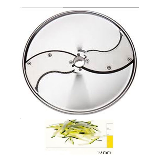 PLATEAU EFFILEUR INOX LAME EN "S" - 2 x 10 MM - DITO SAMA - pour coupe-légumes TRK - TRS - TR210