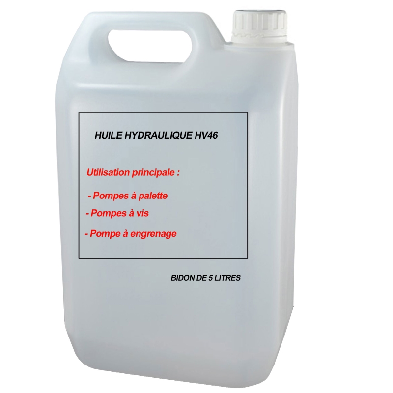 Bidon de 1 litre huile hydraulique HV46