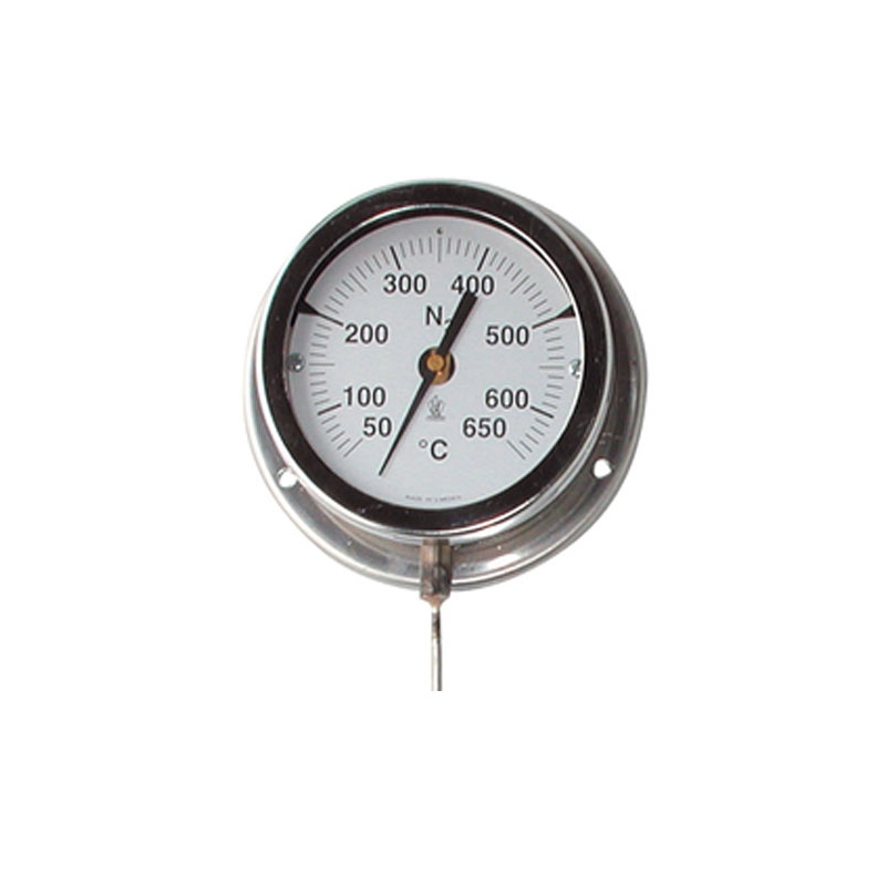 Thermomètre de porte de four à bois échelle de 0 à 300 °C avec gaine de 5  cm. : : Jardin