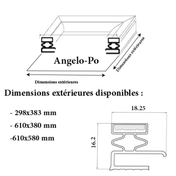 JOINT CADRE MAGNETIQUE ADAPTABLE ANGELO PO MODELE 5
