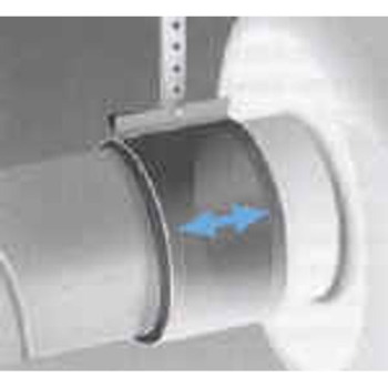 PAIRE DEMANCHETTES DE RACCORDEMENT POUR TURBINES D EXTRACITON DE HOTTE