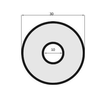 JOINT DE VITRE SEMI-PLEIN POUR FOUR REAL DIAMETRE 30 MM